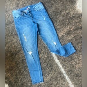 Divided (H&M) Brand Distressed Jeans with stretch. Size 10.